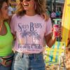 Salty Babes Beach Club Shirt | Retro 80s Summer Vacation Tee | Girls Just Wanna Have Sun | Vintage Surf Graphic T-Shirt | Beach Bum Apparel