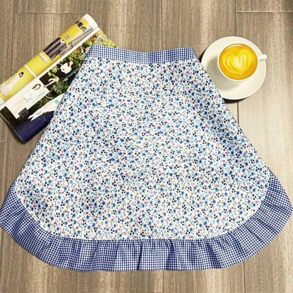 Дышащий фартук на талию с кружевом, фартук половинный для официанта, сувениры для вечеринки, кухонный