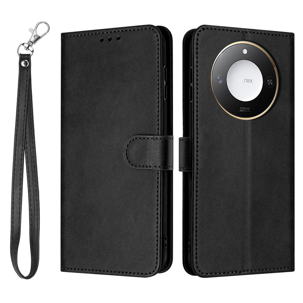 For Honor X60 5G/X9c Smart 5G Case Flip Stand PU Leather Wallet Phone Cover Calf Texture