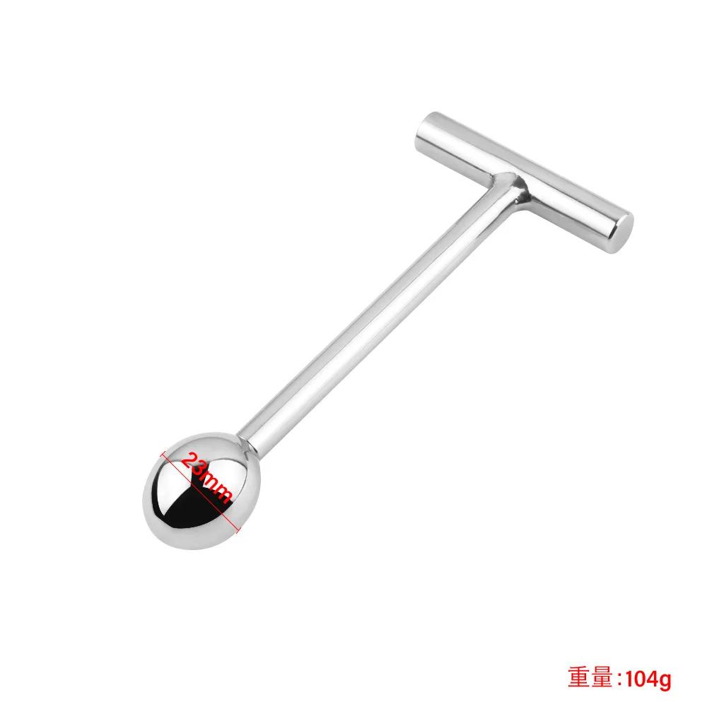 5 Size Ball Anal Plug Wand Sex Toy Prostate Massager Long Metal Butt Plug Dilator Anal Ball Stick Adult Goods G Spot Stimulate