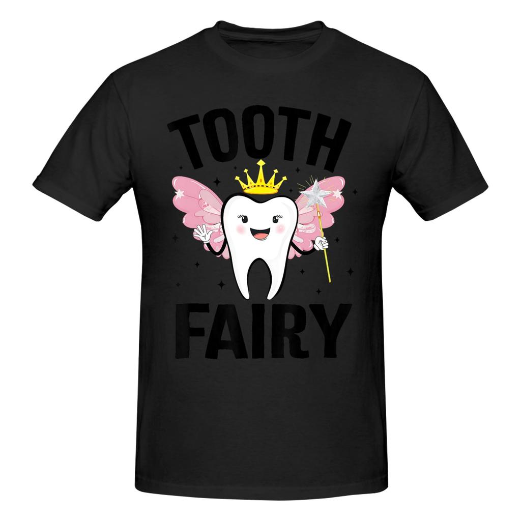 Piece Dental Sprite Graphic Funny  Cotton TShirt Tooth Fairy Tops Tees For Unisex