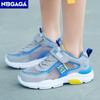 Летняя детская повседневная обувь для мальчиков, сетчатые дышащие кроссовки, легкие нескользящие детские школьные спортивные туфли для ходьбы, мягкая подошва