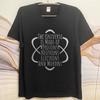 Black Summer For Men T Shirt The Universe Is Made Of Protons Neutrons Electrons And Morons Short Sleeve Cotton O Neck Tops