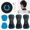 EMS Electric Neck Massager Lcd Display Cervical Massage Patch Low Frequency Pulse Muscle Stimulator Pain Relief Relaxation Tools