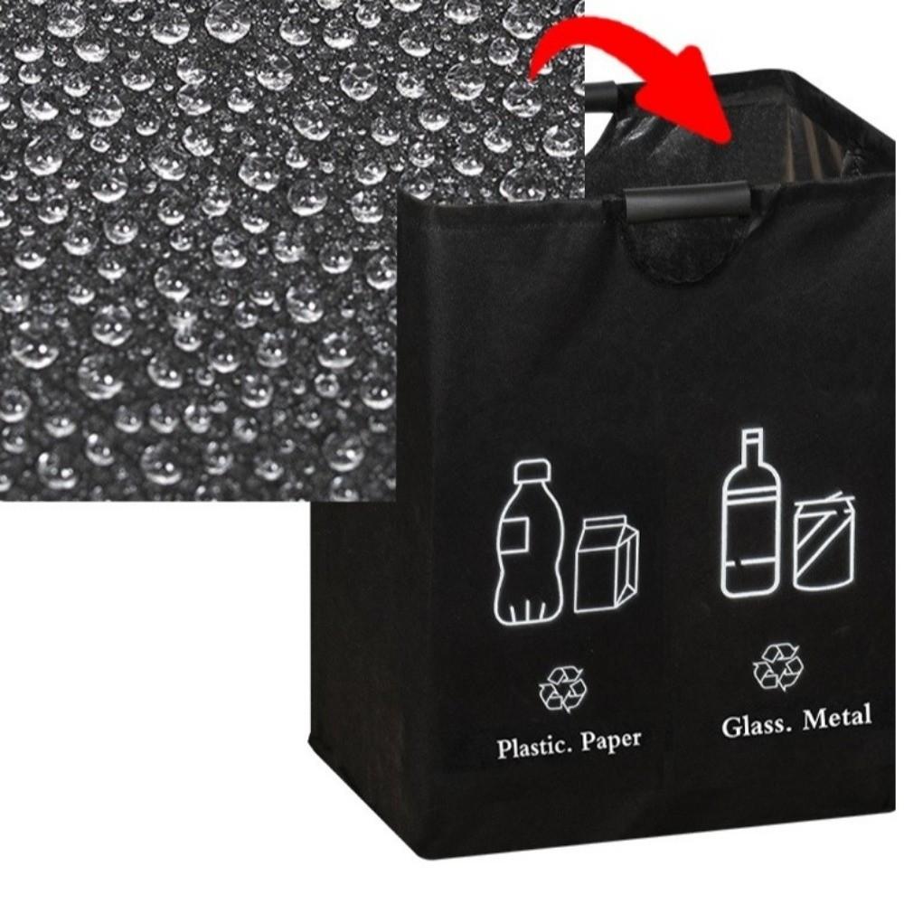 Folding Design Waste Trash Sorting Organizer Large Capacity Water Bottle Collector Bag Recycling