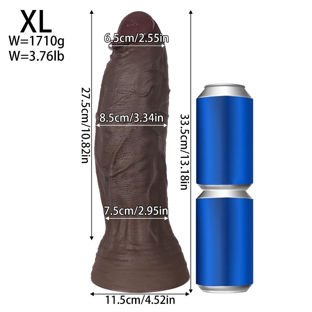 Ультрамягкий Реалистичный Силиконовый Дилдо, Большого Размера, Секс-Игрушка для Взрослых Женщин