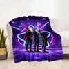Huntrxx: Neon Warriors Blanket Durable Comfort Great for Picnics Bedding Seaside All-Season Use Warmthful Decor