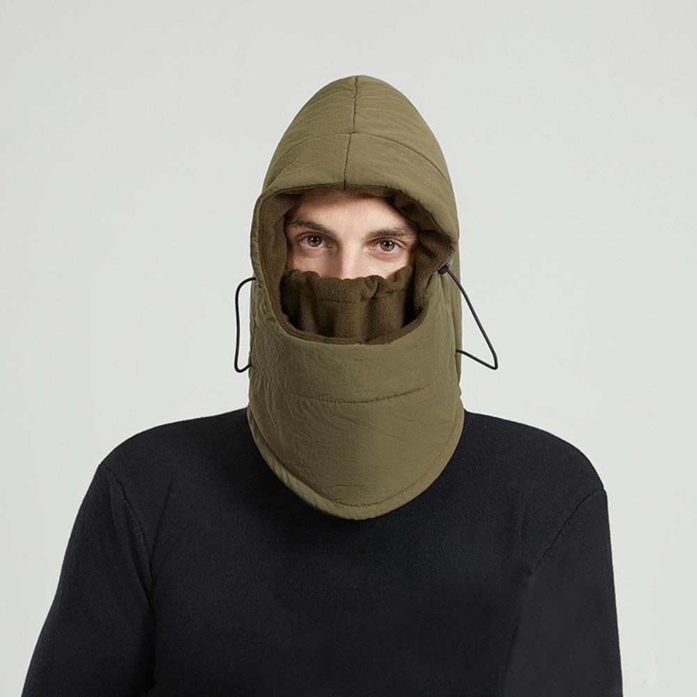 Теплая плюшевая шапка-пуловер, дышащая защита лица, грелка для шеи, новая зимняя теплая шапка, зимняя погода