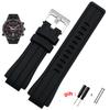 Большой резиновый ремешок для часов для timex WATCHT2N720 T2N721 TW2T76300, черный водонепроницаемый силиконовый спортивный ремешок 24*16 мм
