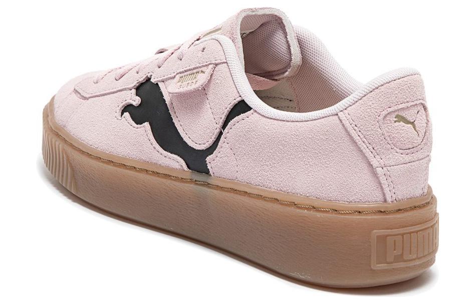 Puma Замшевые туфли на платформе 'Pink Black Gum' Женские 397233-05