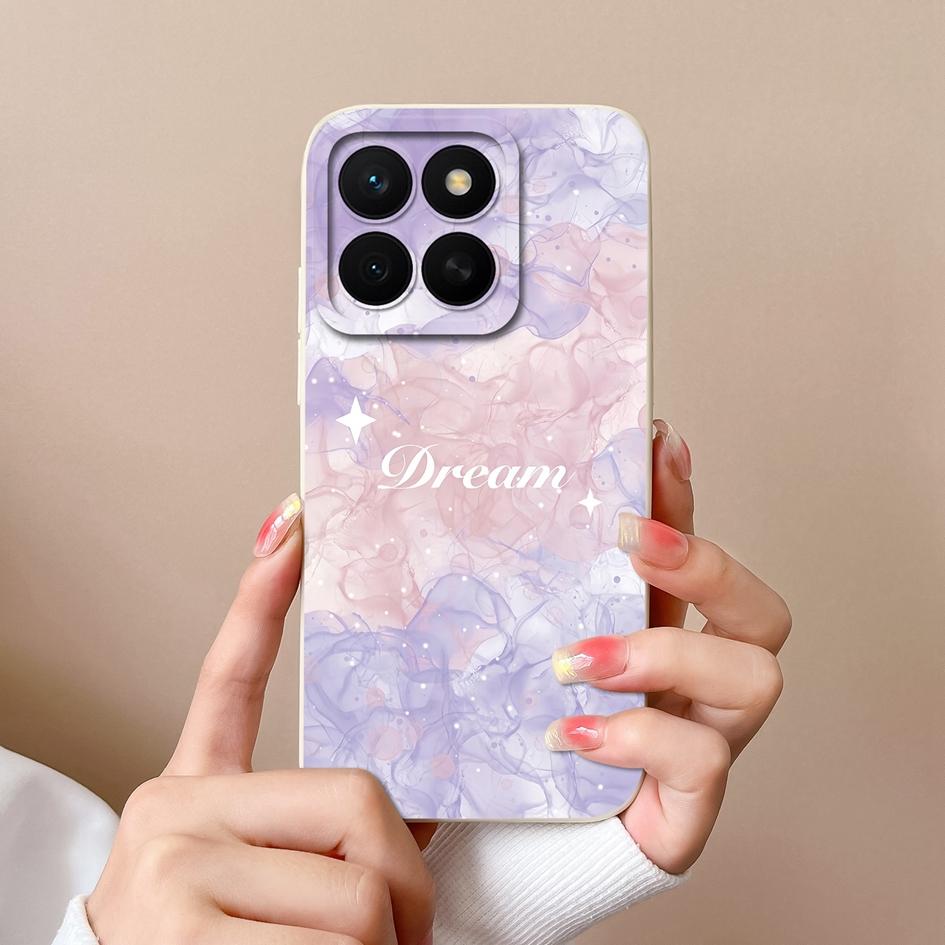 Чехол для Huawei Honor X8c 7S 10i 20 20e 30 30S 50 50SE 60SE 70 Lite Pro Plus симпатичный красочный цветочный жидкий силиконовый противоскользящий корпус для Huawei Shell