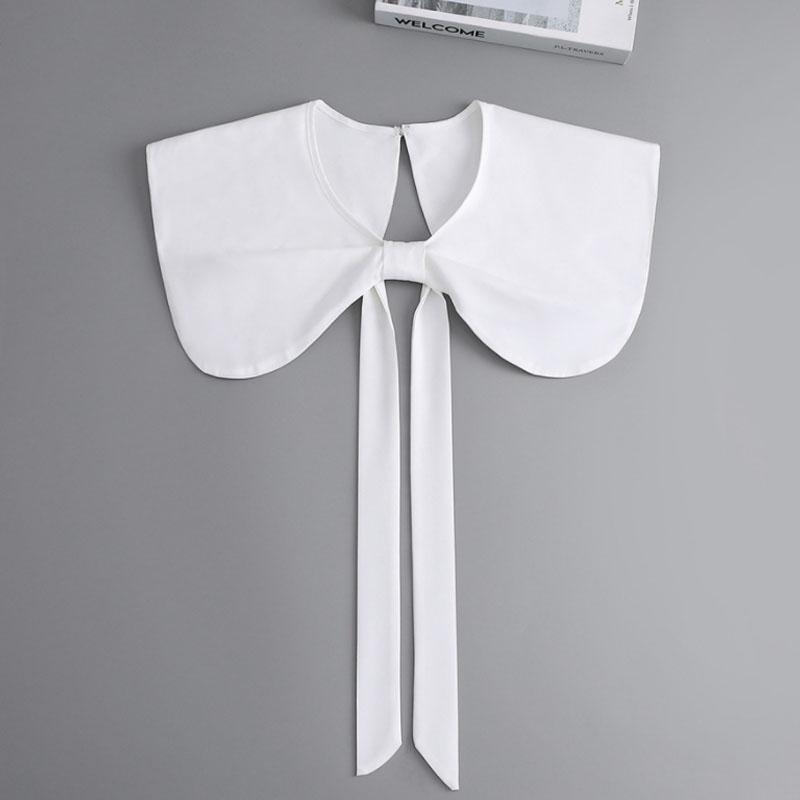 New Fake Victorian Stand Up Collar White Black Lace Collars Detachable For Women Blouse Lapel Shirt False Collar Woman