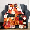 Abstract Geometric Composition Blanket Soft Throw Blanket For Home Bedroom Bed Sofa Travel Office Solid Christmas Blanket