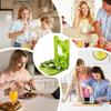 Sandwich Maker and Sealer, Crust Cutter Sandwich Crimper, Green Portable Sandwich Maker for Bread, Burgers, and Cakes