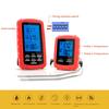 2PCS Wireless Meat Thermometer Food Barbecue Thermometer BBQ Grill Smoker Thermometer Cooking Oven Digital Thermometer