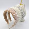 Women Girls Baroque Pearl Glass Beads Rhinestone Hairband Headband Adult Hair Accessories