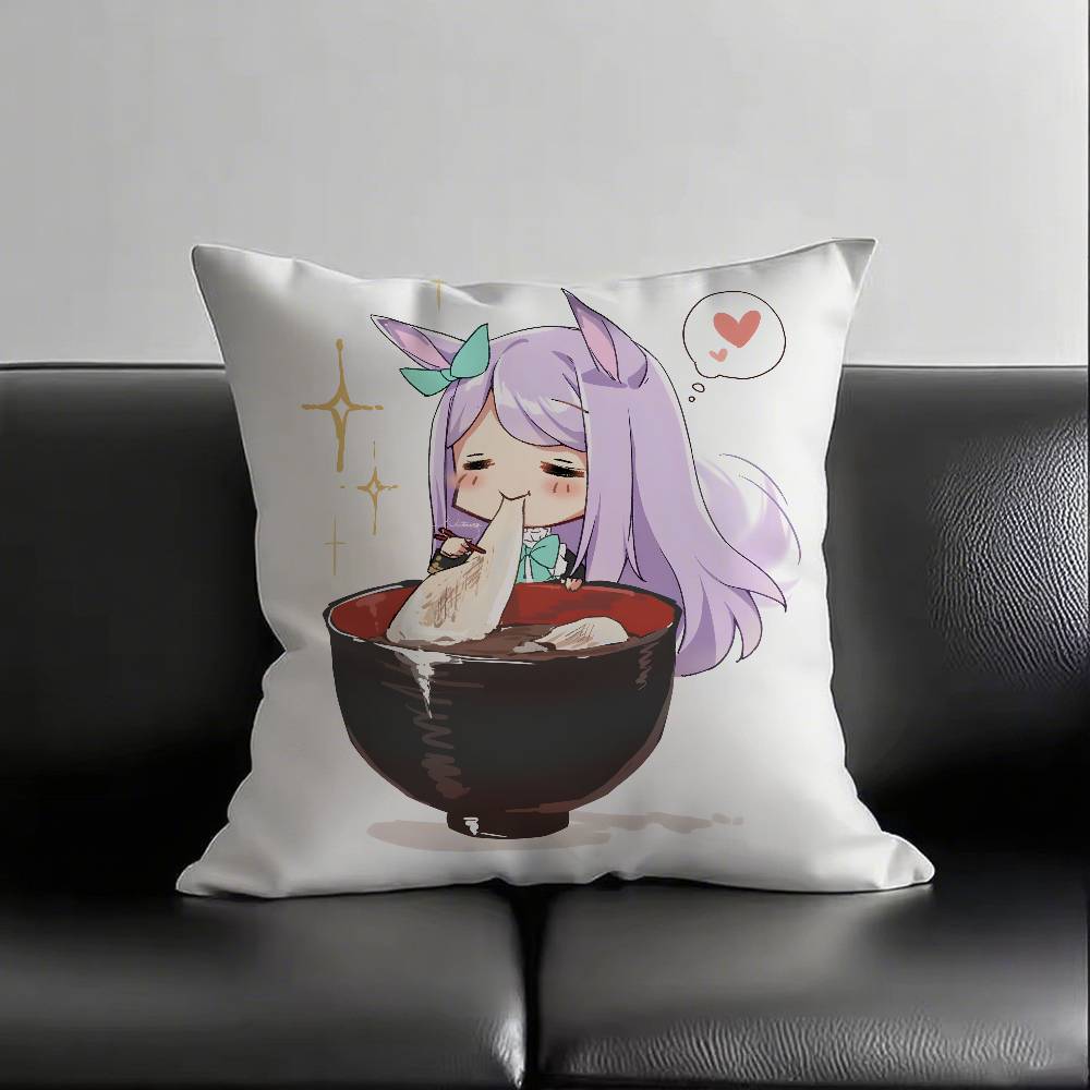 1 шт. Аниме МЕЖИРО МАККУИН Каваи Наволочка Модная Квадратная Наволочка Спальня Диван Комната Инс Декор Досуг