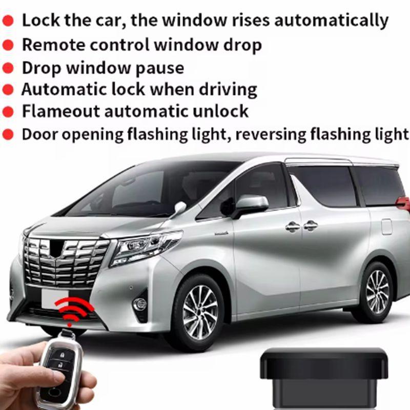 Для Toyota Alphard Vellfire 30 20 Серии 2010-2014 2015-2017 2018- Модификация Аксессуары Внутренний Подъемник Стекла OBD