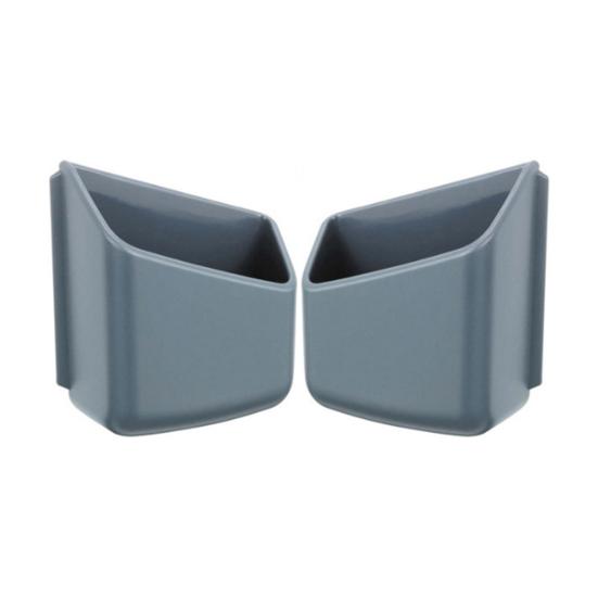 1 пара автомобильных держателей для карт, прочный липкий пластиковый чехол для очков, коробка для хранения