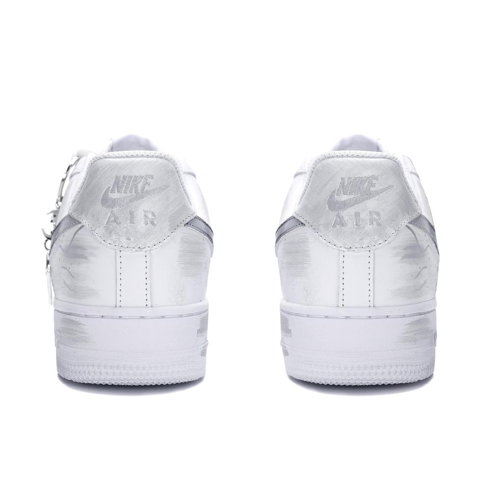 Nike Nike Air Force 1 Нескользящие, Износостойкие, Легкие Низкие Кеды для Скейтбординга Мужские Черно-белые CW2288-111(Команда18-)