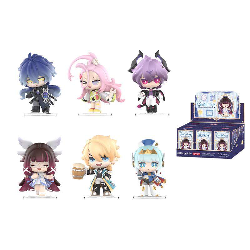 POP MART Q Аино, Дулин, Фаргар, Файлинс, Коломбина, Инеф Фигурки Mystery Boxes Одиночная Mystery Box/Полная Коробка 6 Шт. PPMT-2512-0083