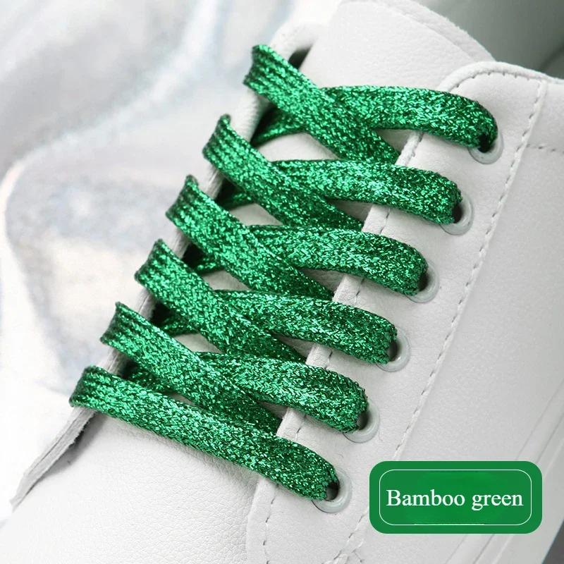 19 Colors Shiny Gold and Silver Colorful Bright Shoelaces 100-140 Cm Sneakers Shoelaces Boots Laces Shoelaces String