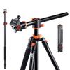 K&F CONCEPT SA254T1 2.39M/94.1Inch Professional Photography Tripod Monopod Horizontal Camera Tripod