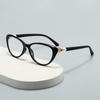 Pearl Cat-eye Versatile Middle-aged Glasses, Fashionable, Ultra-lightweight, Blue Light Blocking Glasses