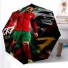 Printed Cristiano Ronaldo Folding Umbrella,Outdoor,Leisure,And Travel Umbrella,Durable Umbrella Fabric,Birthday And Holiday Gift