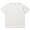 Solid Color Crew Neck Logo Print Short Sleeve T-Shirt Men Tops White CK2336-133