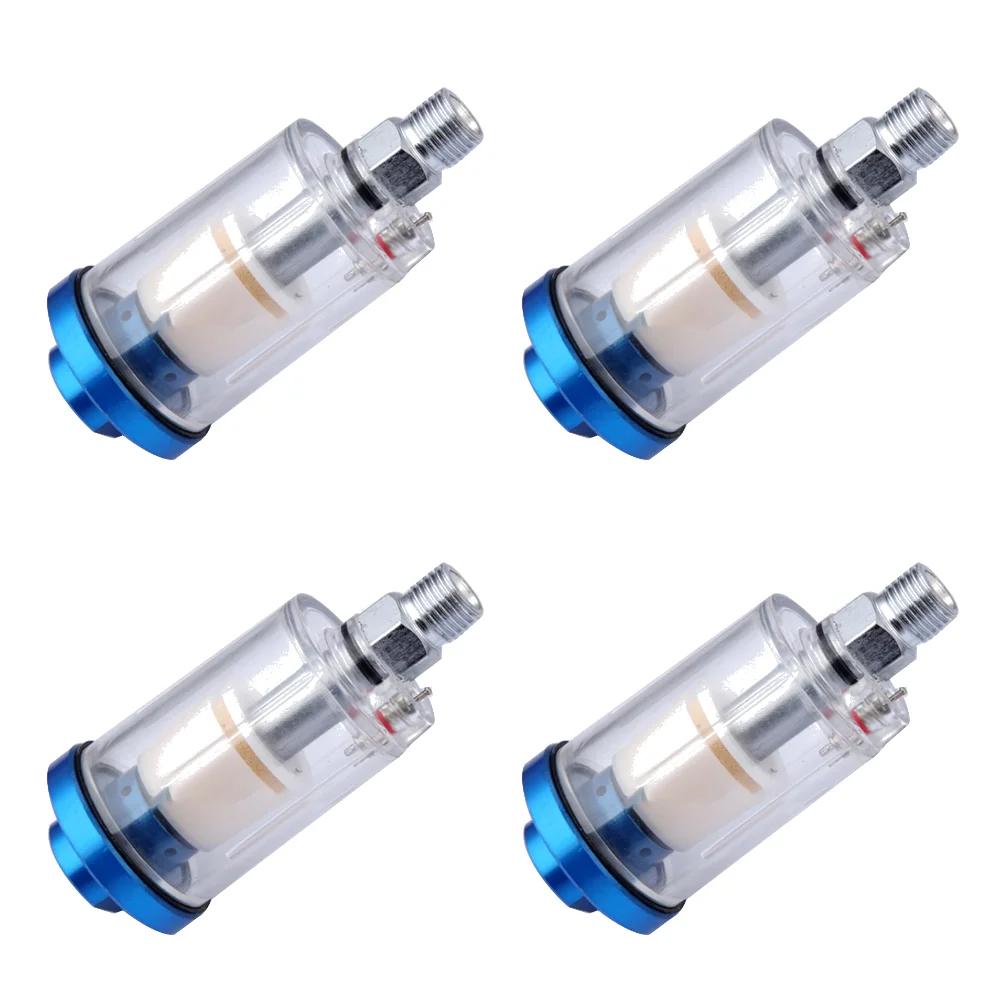 1/4 дюйма Сепаратор воды и масла для воздушного компрессора Пистолет-распылитель Масляно-водяной фильтр Сепаратор Пневматический инструмент Влагоуловитель Воздушный фильтр