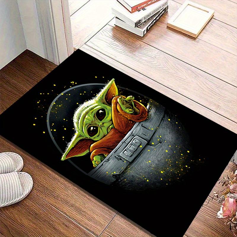 1pc Cute Yoda Rug for Home Decor, Office Carpet, Chair Cover, Outdoor Mat, Gift Ideaz4155
