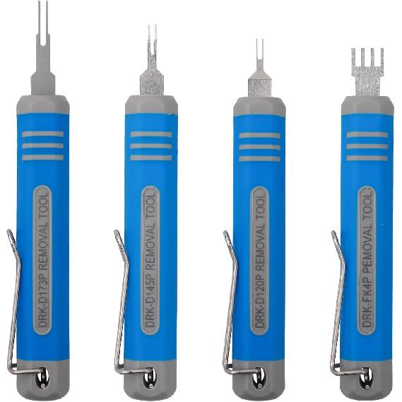 JRready ST5253 5 шт. Инструмент для снятия штыревых разъемов 2 мм 3 мм Инструмент для извлечения микротерминалов Набор инструментов для вывода контактов Съемник клемм проводов Экстрактор штырей Molex Контакты