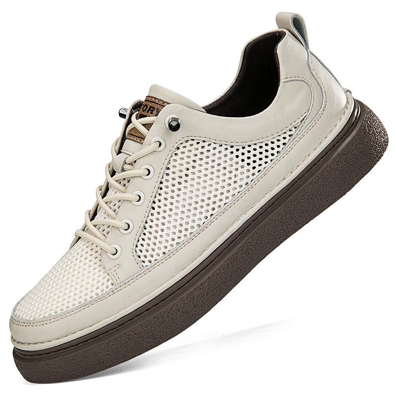 Мужская обувь Обувь из сетки Мужская спортивная обувь Дышащая обувь для вождения Обувь на одном педале Ленивая обувь Повседневная обувь для скейтборда