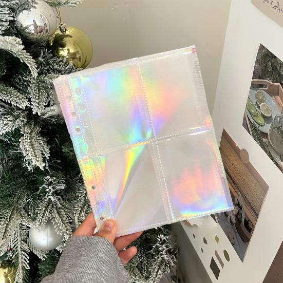 10 листов вложенных листов формата А5 прозрачные водонепроницаемые конверты для фотокарточек Idol Photo