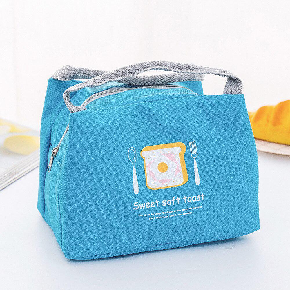 Cartoon Cute Lunch Box Bag For Women Animal Pattern Insulated Food Cooler Bag Picnic Travel Convenient Lunch Bags For Kids Men CLE