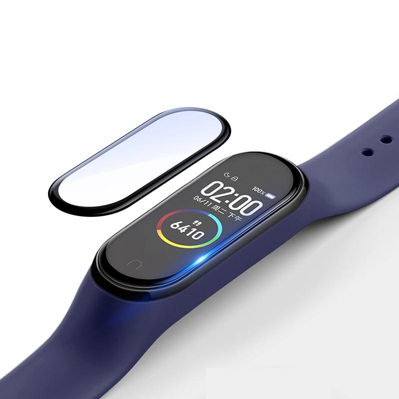 3D стекло для Xiaomi mi Band 5 4 6, мягкая Защитная пленка для экрана на Xiami Mi Band5, Miband5, чехол для Xiomi mi Band 5, пленка