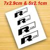 For Volkswagen VW Rline Golf 3 5 Polo Passat GTI MK3 MK7 Tiguan Beetle 4Pcs Car Vinyl Brake Caliper Sticker Vehicle Wheel Decals ze7