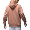 Jordan Essentials однотонная флисовая куртка с капюшоном на молнии, мужская верхняя одежда, красный, оранжевый FJ7772-810