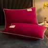 Бархатная наволочка 2 шт. фланель теплые постельные принадлежности наволочки наволочки мягкие чехлы для подушек для сна домашний текстиль (нет Подушка)