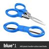 1pc Portable Folding Scissors Carbon Steel Fishing Line Cutting Tools Mini Tackle Supplies Multifunctional Needlework Scissors