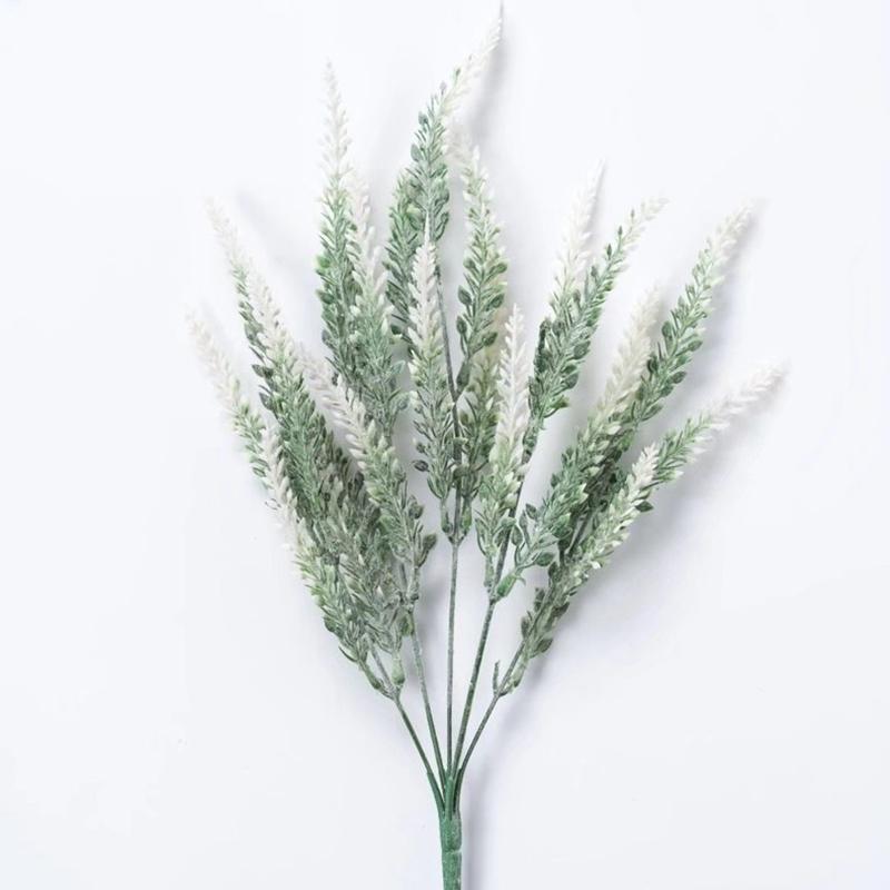 Фиолетовый искусственный букет цветов лаванды, искусственное растение для домашнего декора, сада, рождественского свадебного украшения, ваза, аксессуары для дома