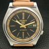 Б/У винтажные мужские часы SEIKO 5 AUTOMATIC 7009A из Японии с черным циферблатом a434968-2 R122-a434968