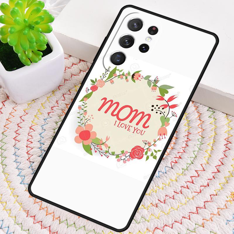 Мама День матери Силиконовый чехол для телефона Для Samsung Galaxy note 10 pro S26 S25 S24 S23 S22 S21 Plus S25Ultra Capa Чехол