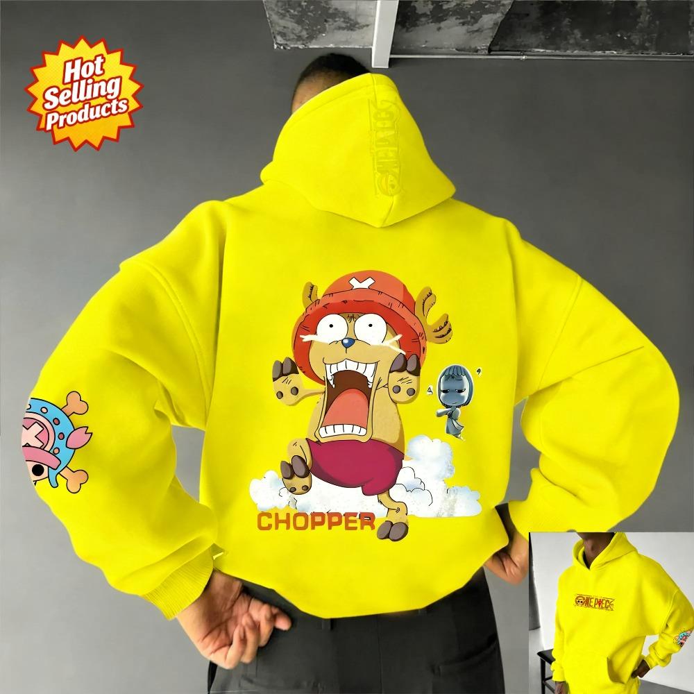One Piece Hoodie Tony Tony Chopper New Sweatshirt Women Cotton Oversized Loose Fit Comfort Streetwear Unisex Autumn Winter