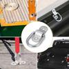 10Pcs Heavy Duty Cargo Tie Down Ring Universal Fit Fastener Ring Trailer Pull Hook  Van Mount