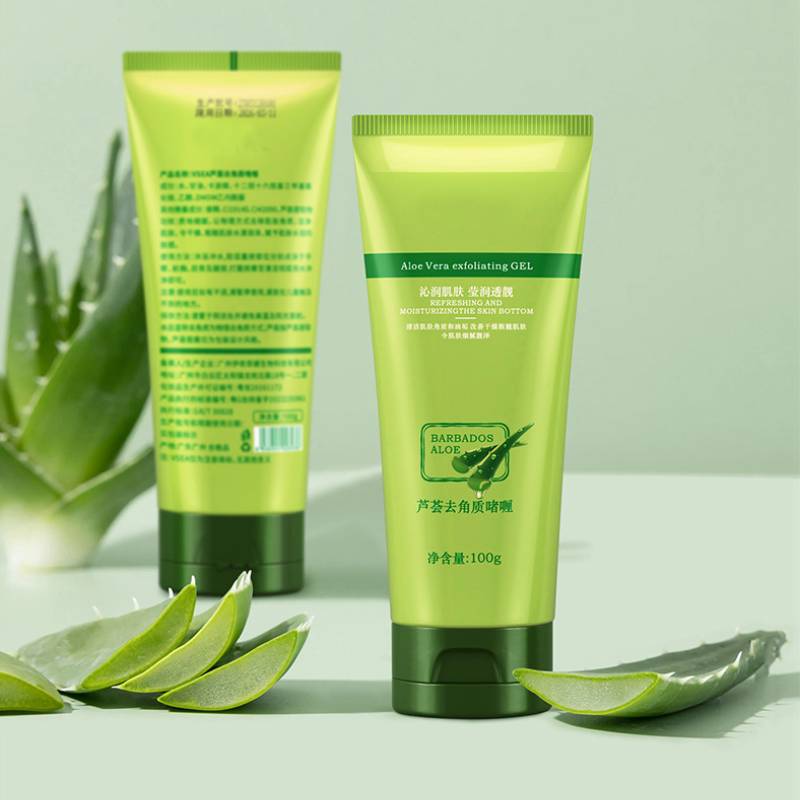 Отшелушивающий гель-скраб для лица с алоэ вера для мужчин и женщин - Глубокое очищение и увлажнение