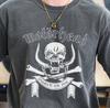 Футболка Motorhead March or Die Хэви-метал на винтажном черном цвете Comfort Colors