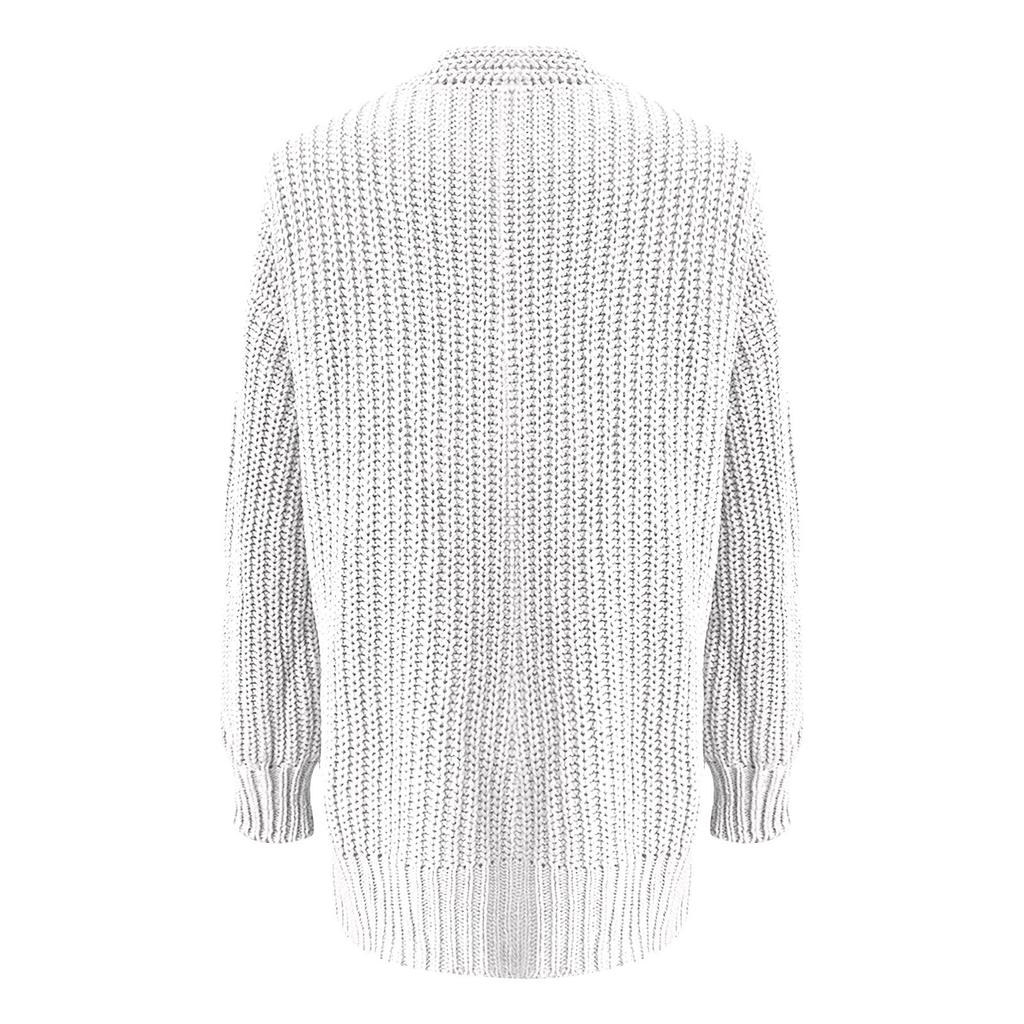 Women's Knitwear Loose Solid Color Cardigan Sleeve Sweater Coat