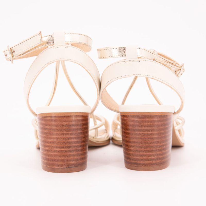 Босоножки цвета лилового загара с каблуком 6 см для женщин LES TROPEZIENNES PAR M.BELARBI